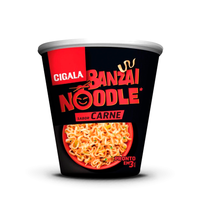 Cigala Banzai Noodle Sabor Carne 67gr